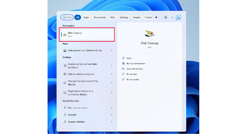 Disk Cleanup