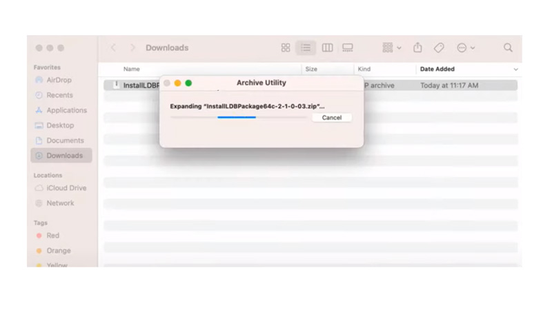 Extracting installation file for lockdown browser in mac