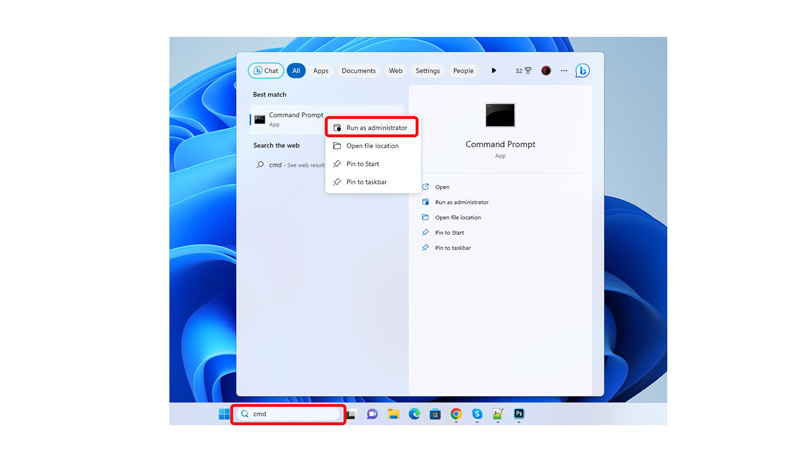 run system check in cmd 