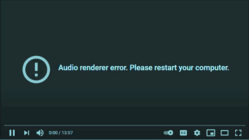 fix audio renderer error please restart your pc