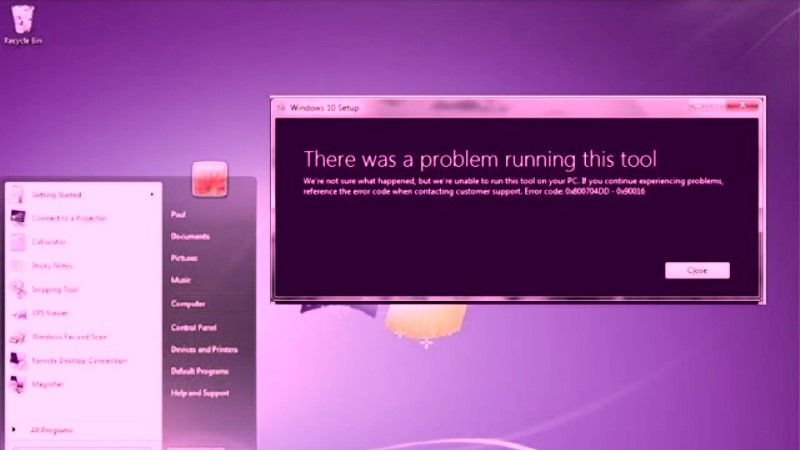 fix media creation tool error there was a problem running this tool