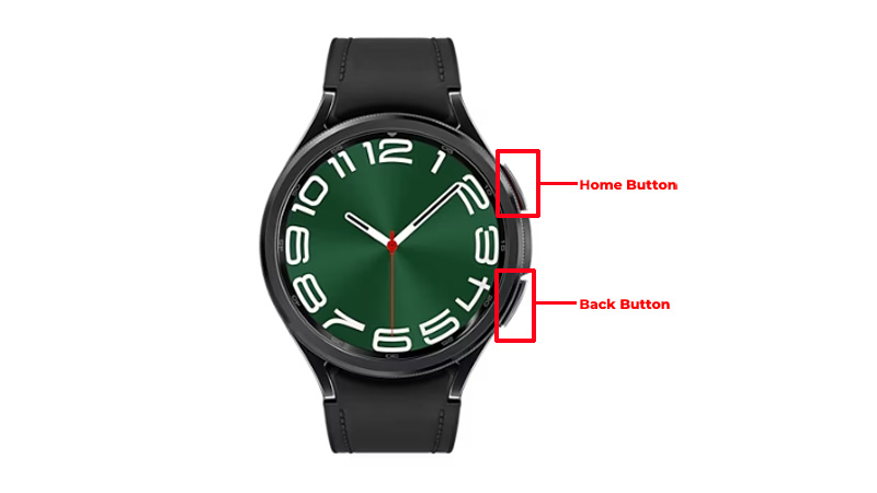 press Home and back Button