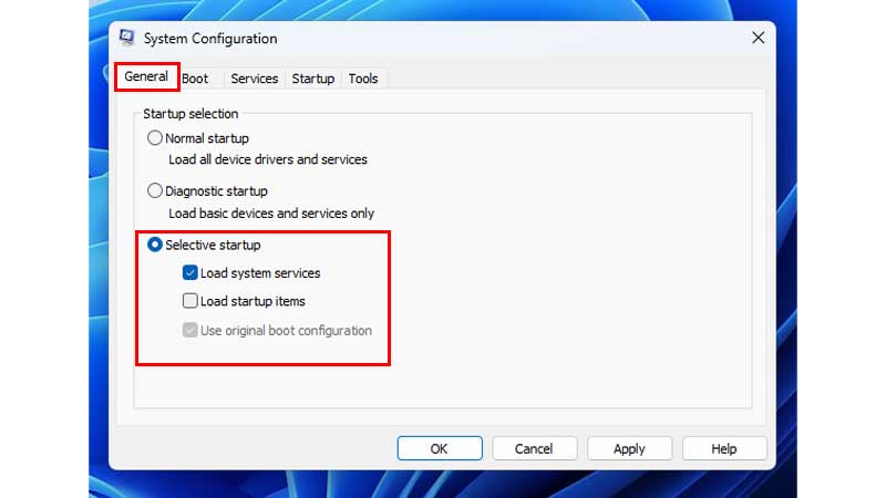 Load System Services on Windows 11