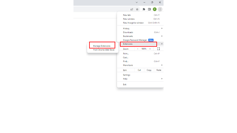 Manage Chrome Extensions