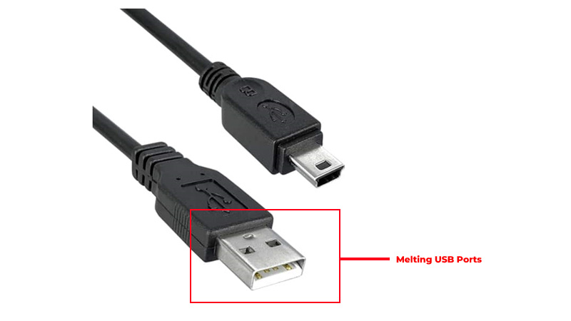 USB Ports Melting