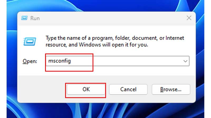 msconfig
