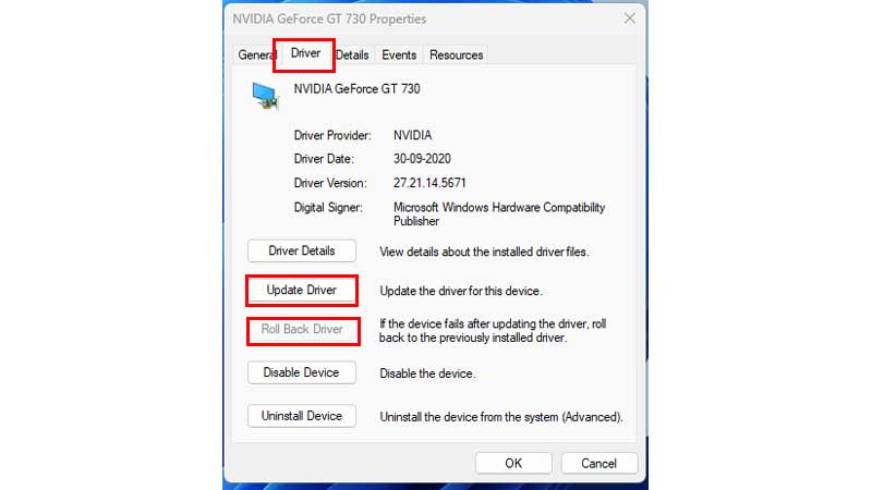 Roll Back Drivers for Windows 11 fix