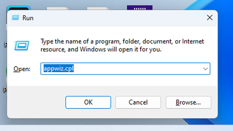 appwiz.cpl program