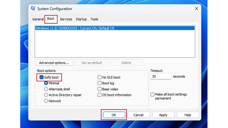 Boot option