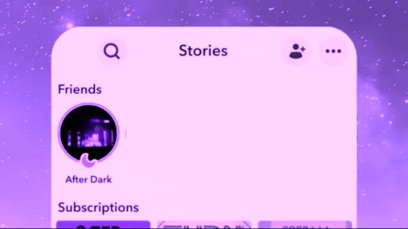 what is after dark snapchat how it works