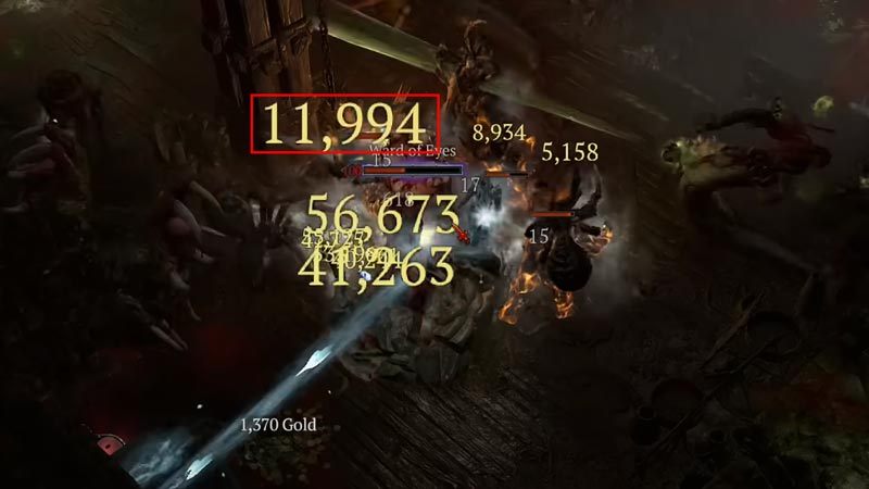 Yellow Color Damage in Diablo 4