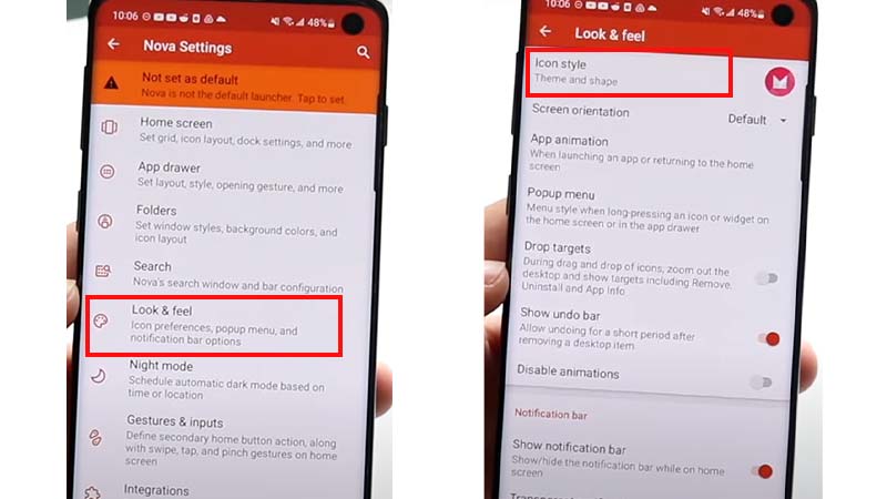 Change App icons on Android Steps