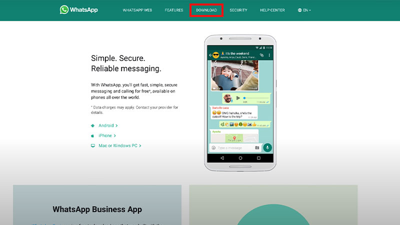 Install WhatsApp on Mac Steps