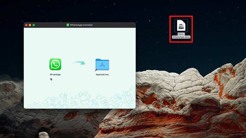 Install WhatsApp steps