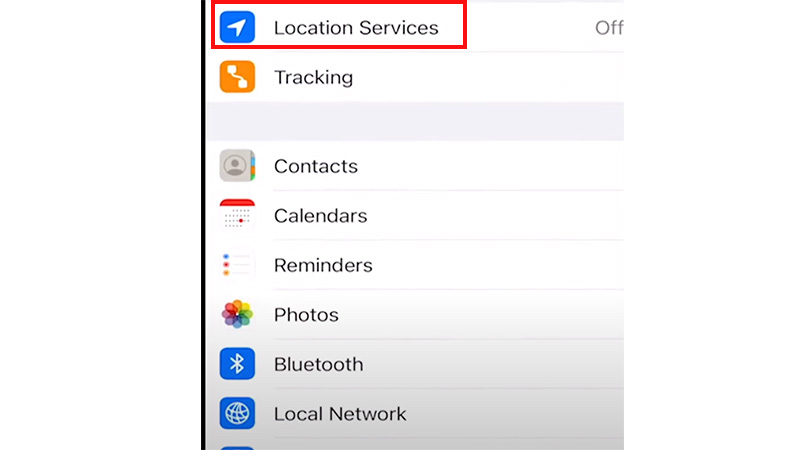 Location Services Steps