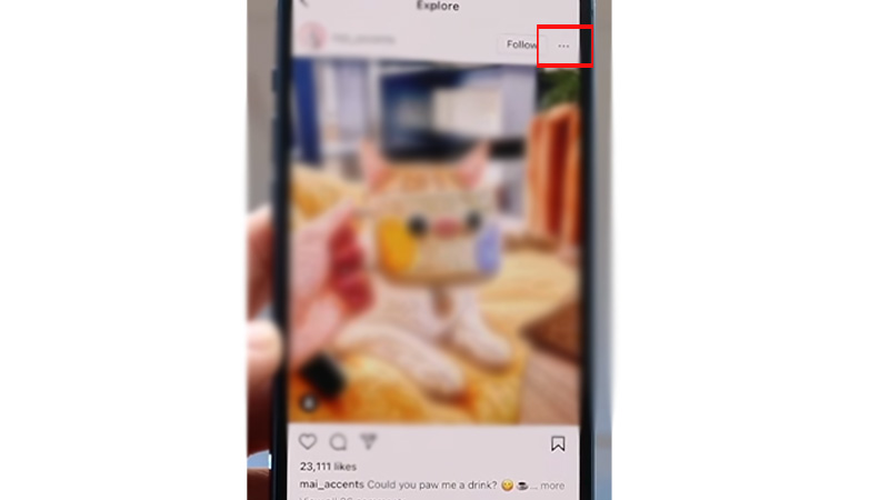 Reset Instagram Explore Feed