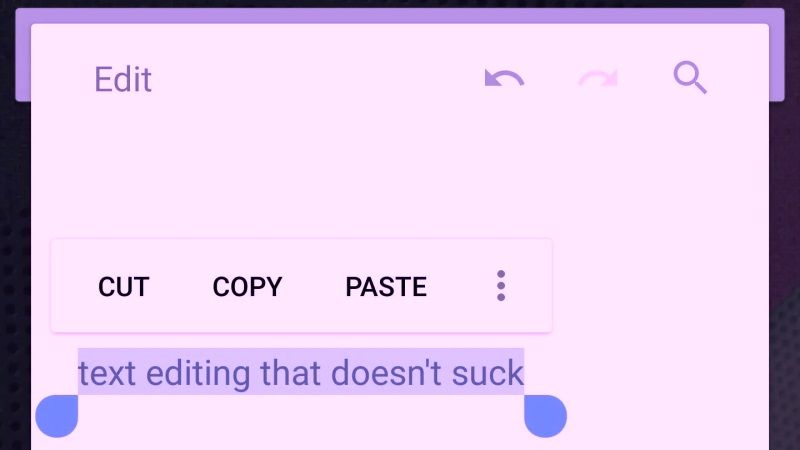 copy and paste text on Android 14