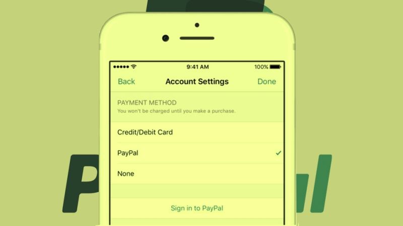 use PayPal to pay on App Store, Apple Music & iTunes