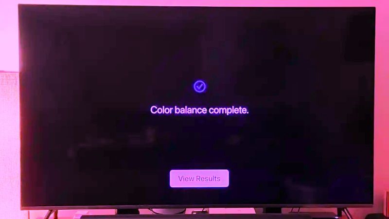use color balance on Apple TV