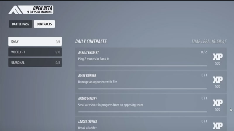 The Finals Contracts