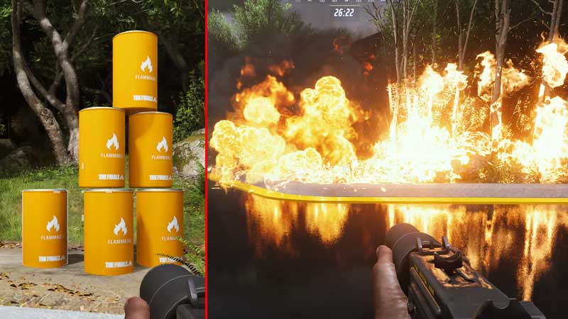 The Finals Yellow Explosive Barrels