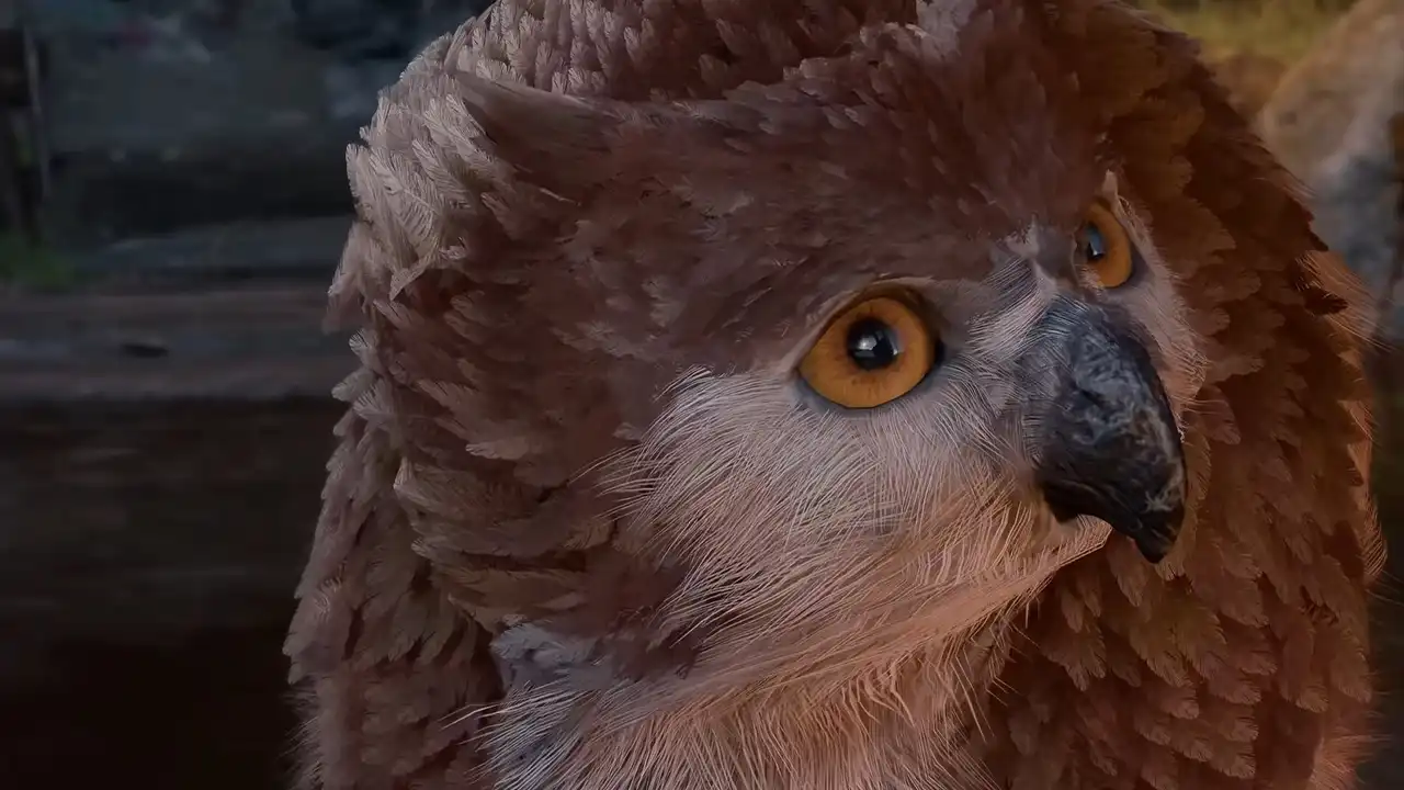 Owlbear Cub Arrives at Camp in Baldurs Gate 3