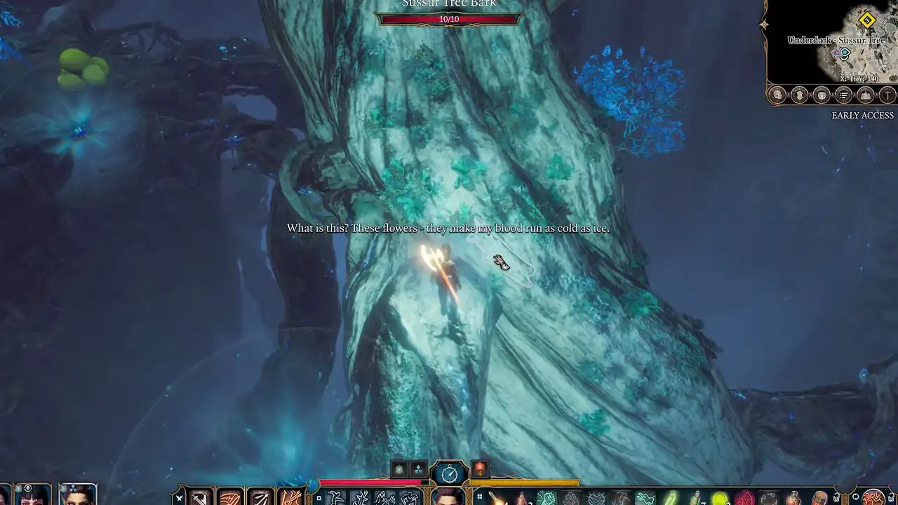 Sussur Tree Bark Location