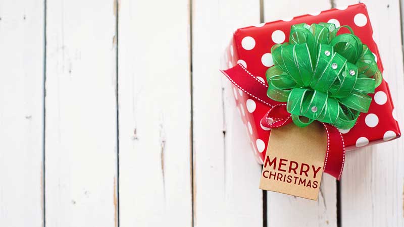 Christmas Background Gifts
