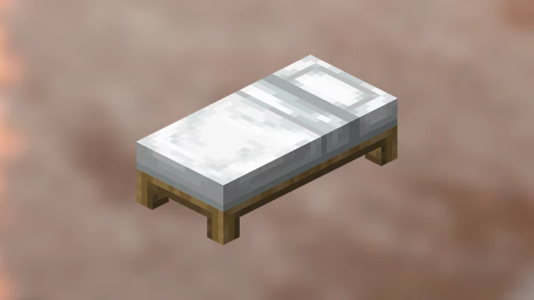 minecraft make a bed
