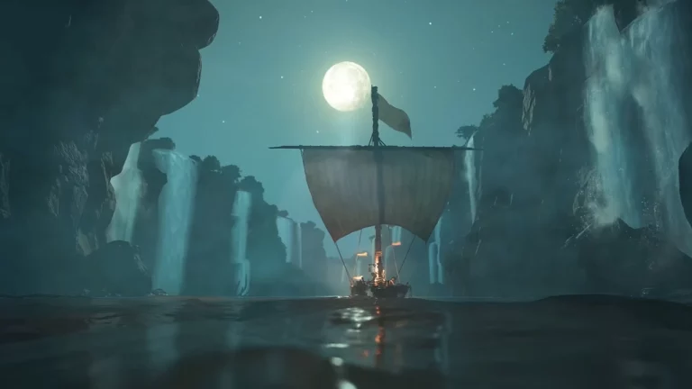 Harvest Acacia Wood in Skull and Bones